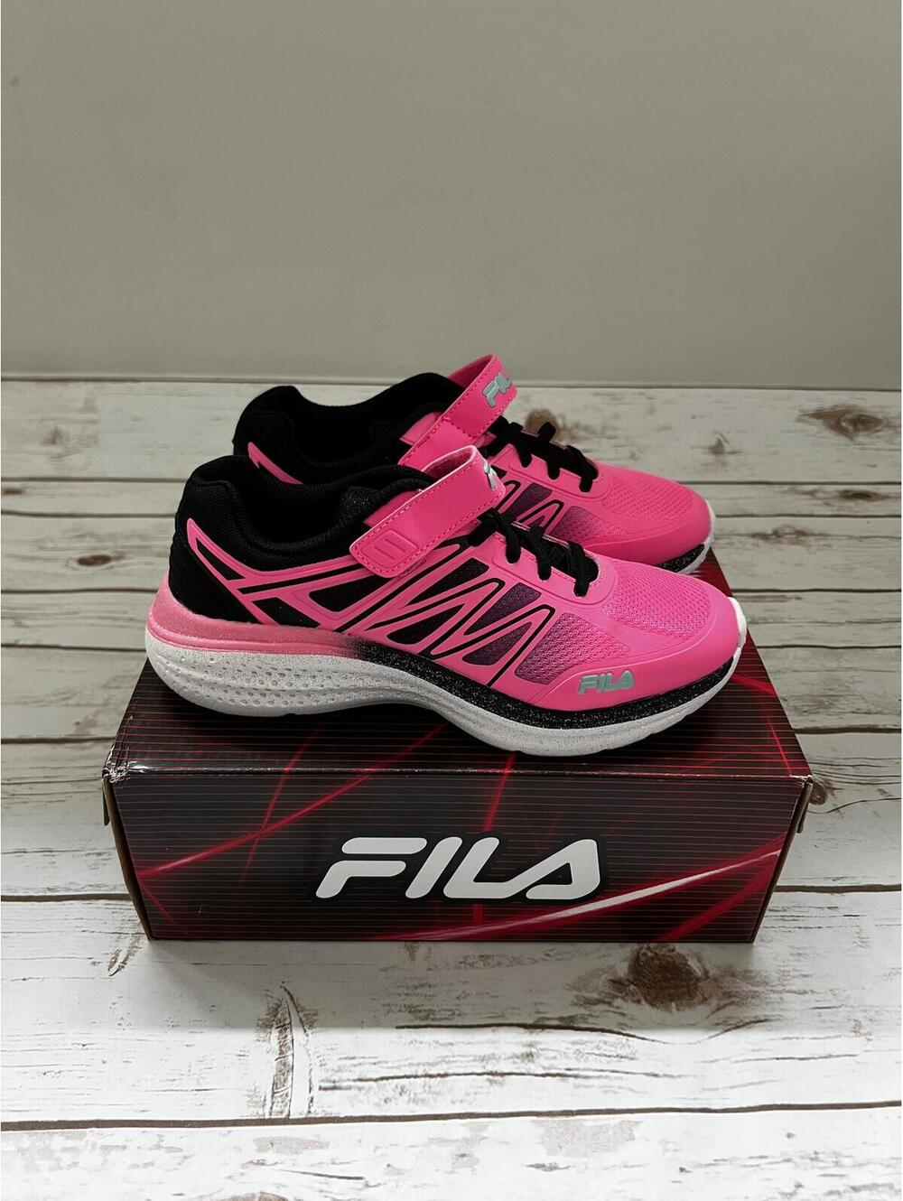 FILA Superstride 3 Strap Kids Running Shoes Size 6.5